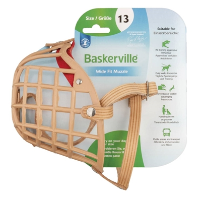 Baskerville mundkurv str 13 Rottweiler/mastiff